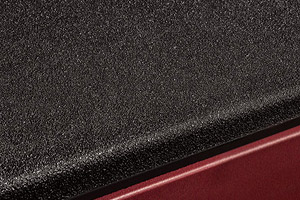 Black Impact Coating garage countertop